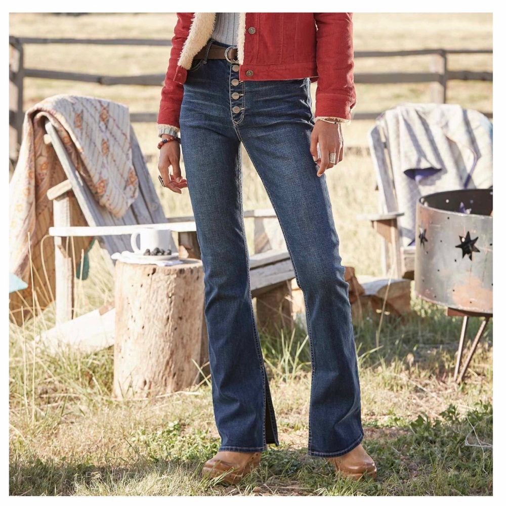 Dear John Stella Bootcut Slit Jeans from Sundance in Size 32x34